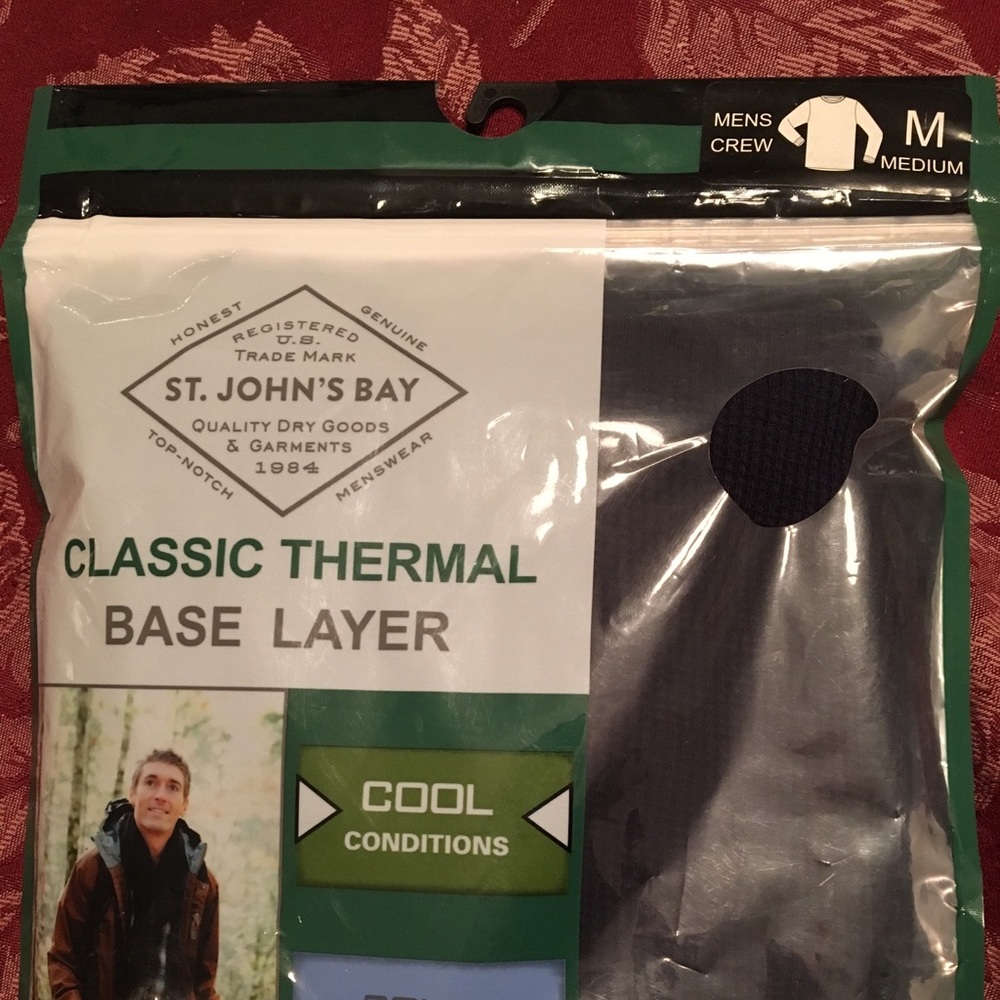 NWT St. John’s Bay Waffle Thermal Shirt